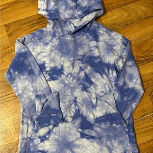 All in Motion Cloudy Tie Dye Blue Hoodie